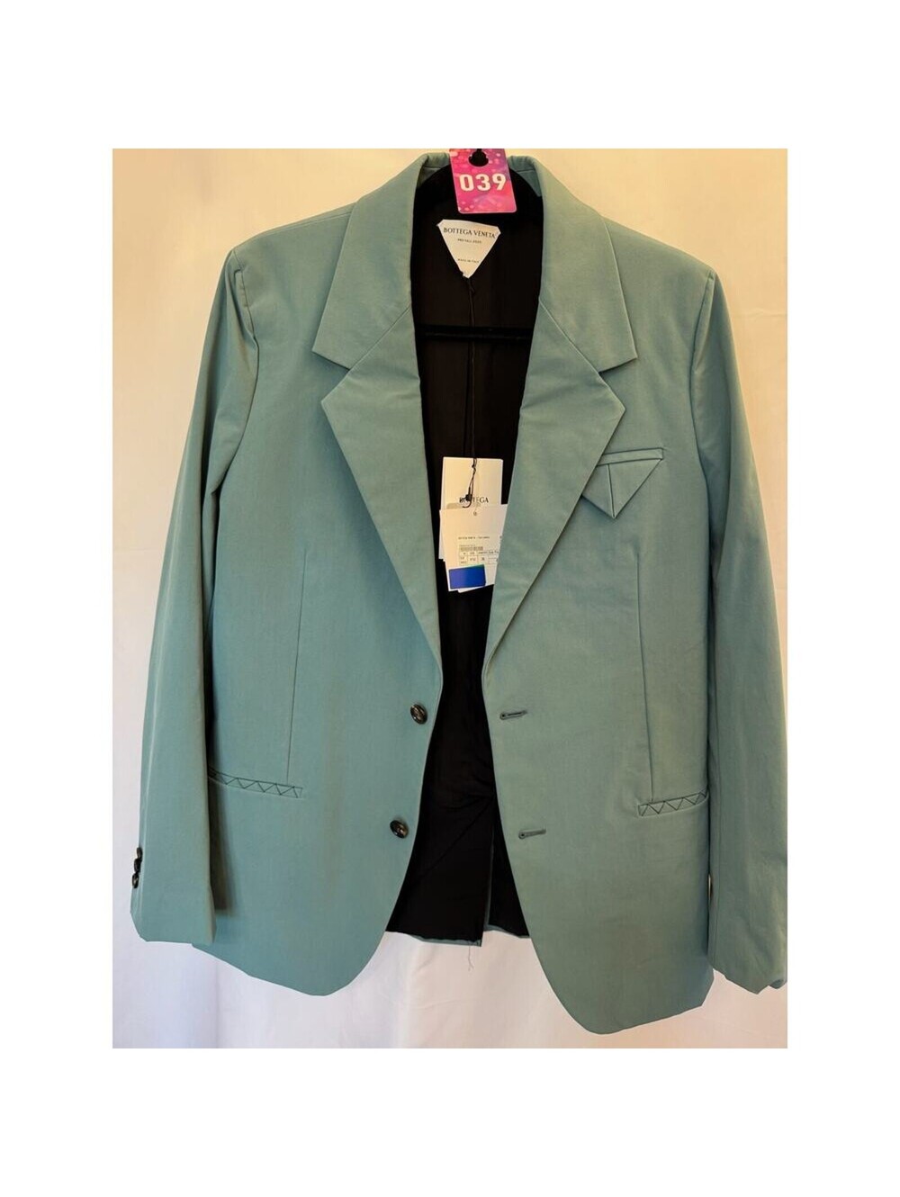 Bottega Veneta Blue Tailored Blazer Jacket IT 36 NWT Made in Italy Luxury